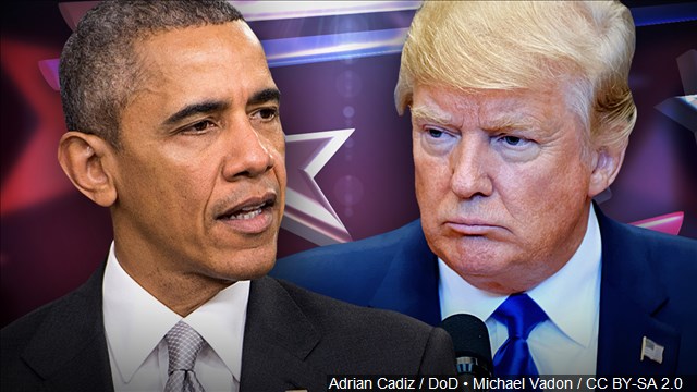 Obama and Trump